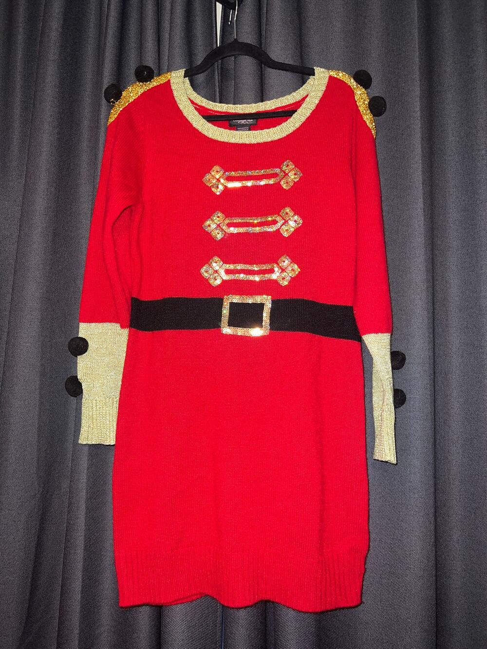Ugly Christmas Sweater Xmas Size Large Dress